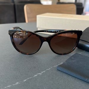 Tortoise cat eye Burberry sunglasses